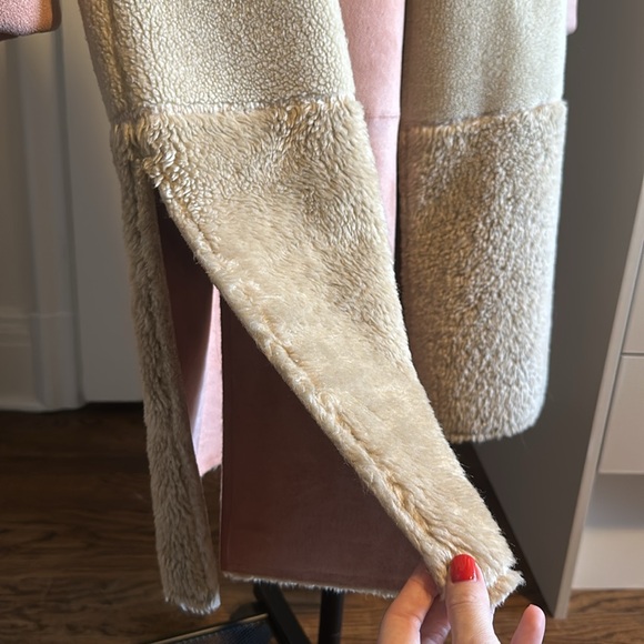 Zara (S) faux shearling coat - Picture 4 of 11
